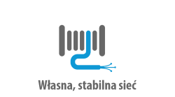 własna stabilna redundantna sieć światłowodowa