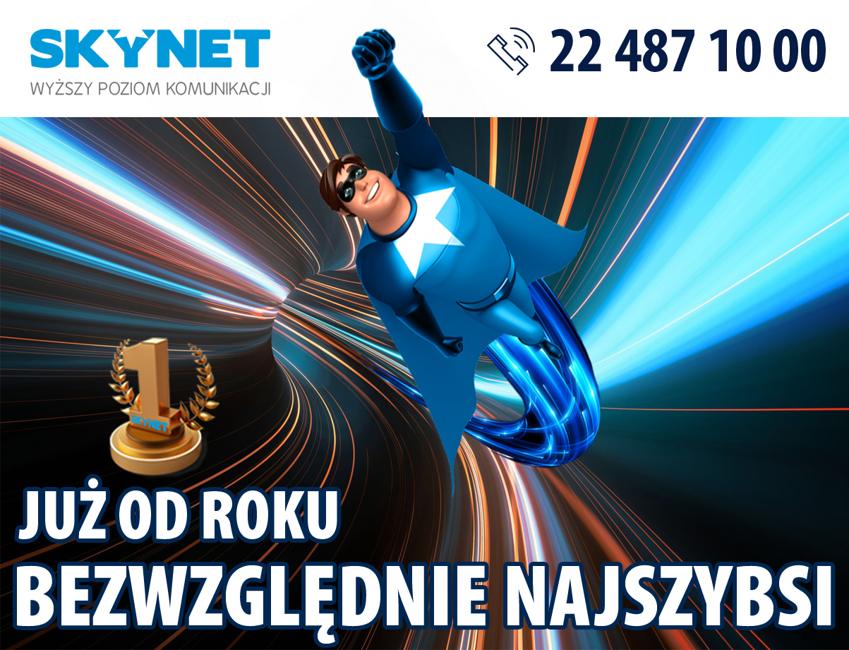 Najszybszy Internet na Mazowszu od Skynet